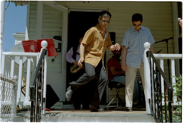 tap dancers somerville porchfest